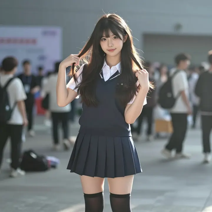 今日份校园风写真主题图片 0761，杰作，最佳画质，极致细节，照片级写实 , 逆光氛围人像风格