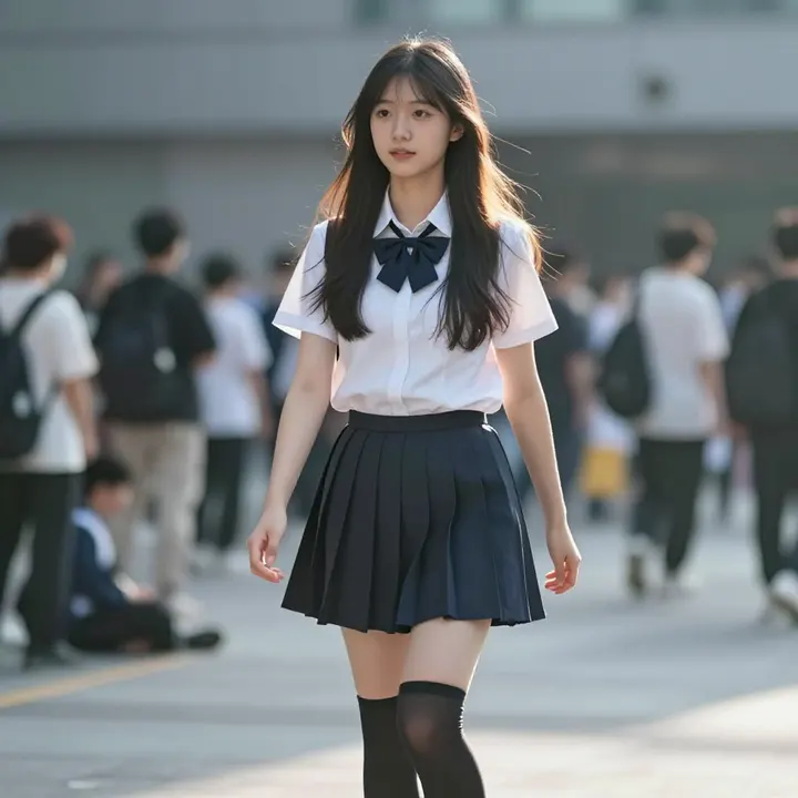 今日份校园风写真主题图片 0764，杰作，最佳画质，极致细节，照片级写实 , 逆光氛围人像风格