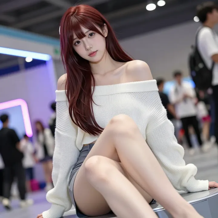 今日份红发少女写真主题图片 0800，杰作，最佳画质，极致细节，照片级写实 , 柔光角色人像风格