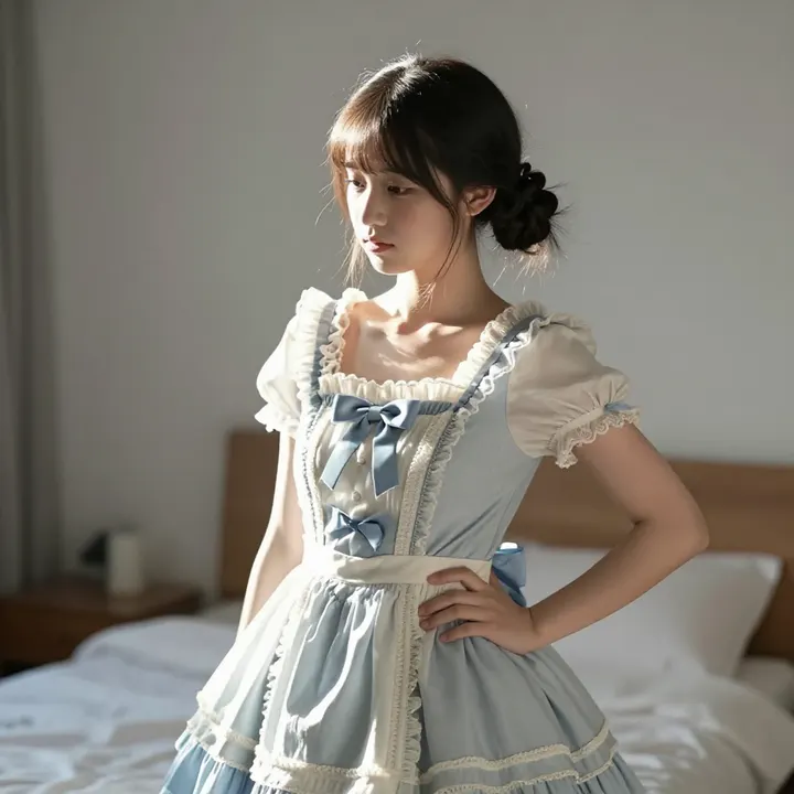 今日份清冷少女感主题图片 0803，杰作，最佳画质，极致细节，照片级写实 , 清透漫展人像风格