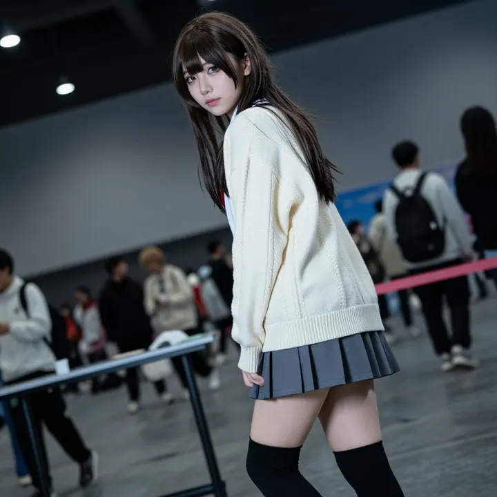 今日份校园风写真主題圖片 0811，杰作，最佳画质，极致细节，照片级写实 , 动漫展抓拍风格
