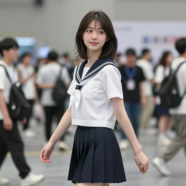 今日份校服少女主题图片 0826，杰作，最佳画质，极致细节，照片级写实 , 清透空气感写真风格