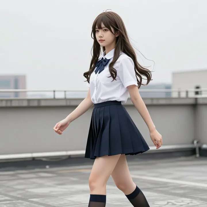 今日份校园感写真主題圖片 0834，杰作，最佳画质，极致细节，照片级写实 , 二次元角色写真风格