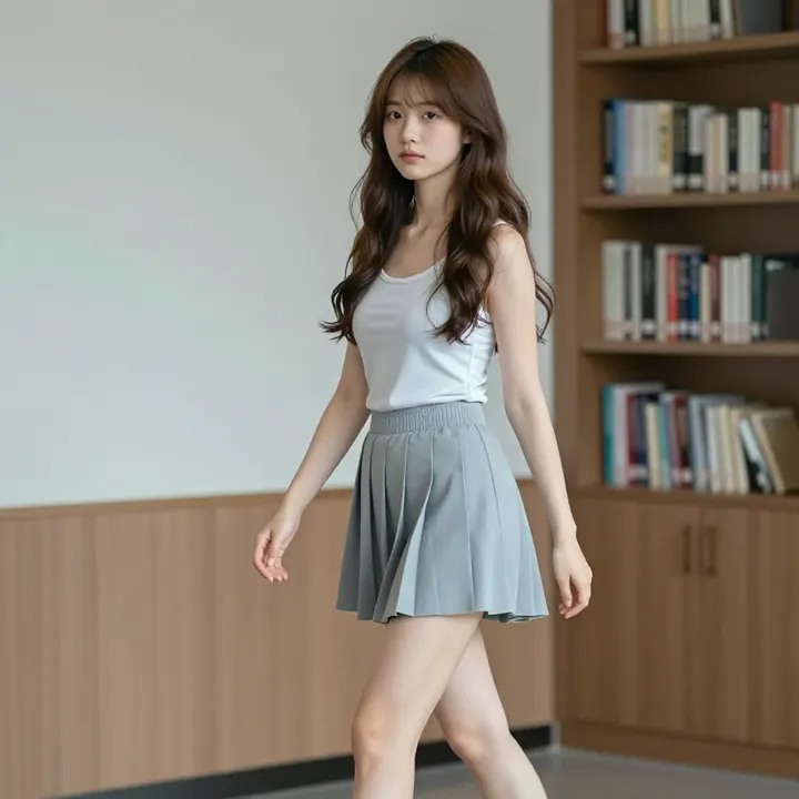 今日份校园少女感主题图片 0904，杰作，最佳画质，极致细节，照片级写实 , 清透漫展人像风格